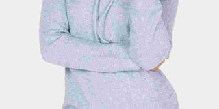 Ideology Women's Cowl Neck Fitness Sweatshirt Blue Size X-Small