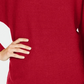 INC International Concepts Women's Dolman-Sleeve Ribbed-Knit Sweater Dark Red Size Medium