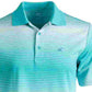 Attack Life Men's Lambert Ombre Stripe Polo Green Size Small