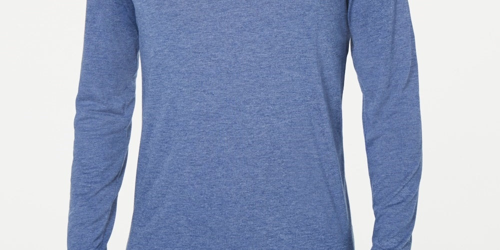 Alfani Men's V Neck T-Shirt Blue Size X-Large