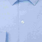 Bar III Men's Light Blue Heather Work Dress Shirt Navy Size 17.5- 36X37