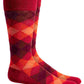 Alfani Men's Ombre Diamond Socks Red Size Regular