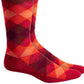 Alfani Men's Ombre Diamond Socks Red Size Regular