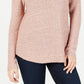 INC International Concepts Women's Shine Sweater  Pink Size Petite