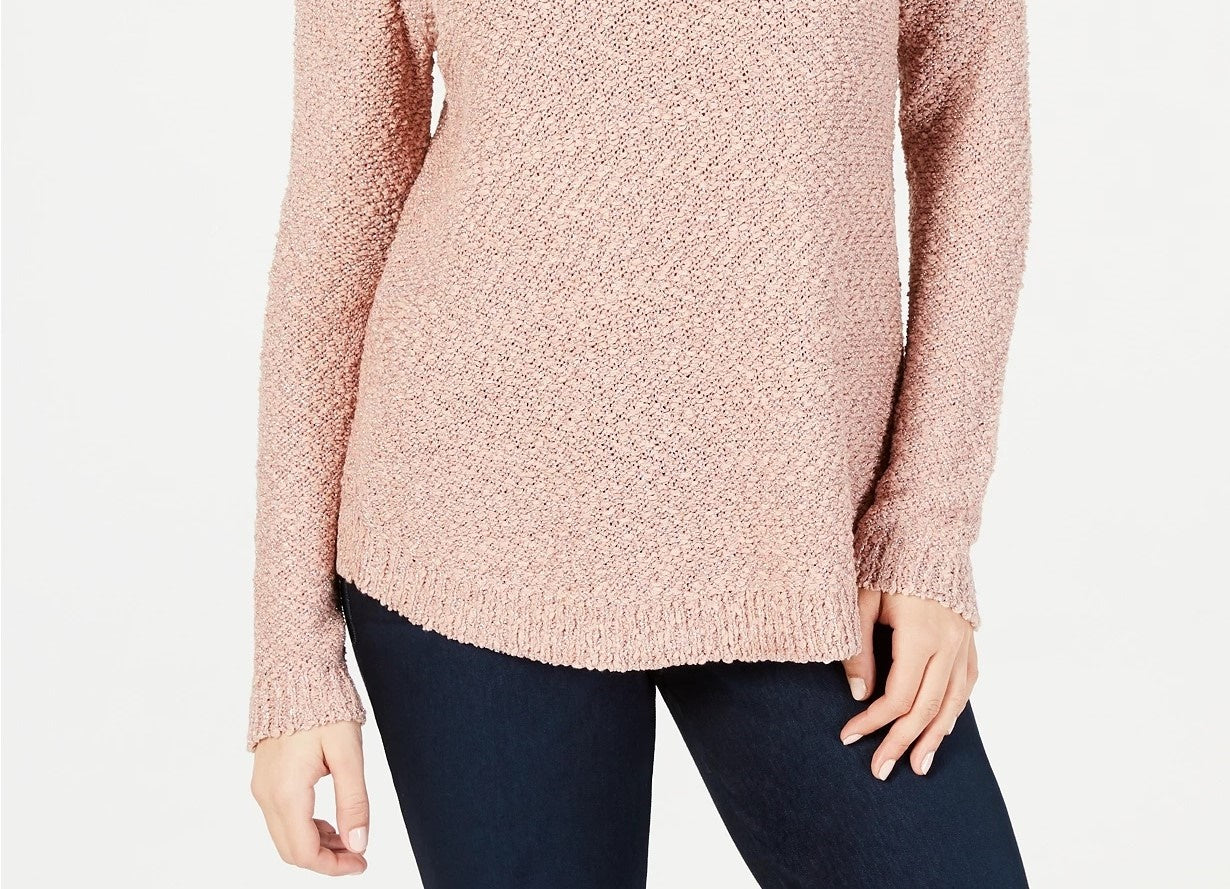 INC International Concepts Women's Shine Sweater  Pink Size Petite