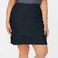 Charter Club Women's Plus Size Pull-On Skirt  Bright Blue Size 26W