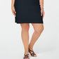 Charter Club Women's Plus Size Pull-On Skirt  Blue Size 28W