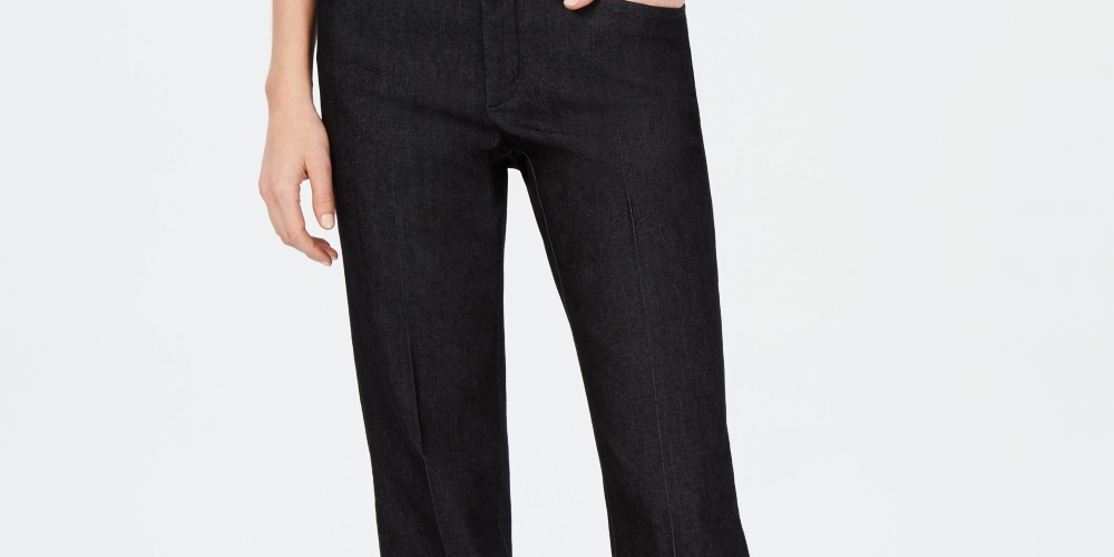 Charter Club Women's Denim Trousers Black Size 12 Petite