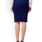 INC International Concepts Women's Solid Scuba Pencil Skirt Navy Size XX-Large