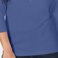 Karen Scott Women's Petite Cotton Henley Shirt  Blue Size Petite Large