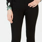 INC International Concepts Women's Double-Ruffle-Hem Ankle Jeans Black Size 6
