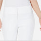 Alfani Women's Cropped Lace Inset Pants White Size 2 Petite