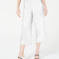 Alfani Women's Pull On Culottes White Size Petite Small