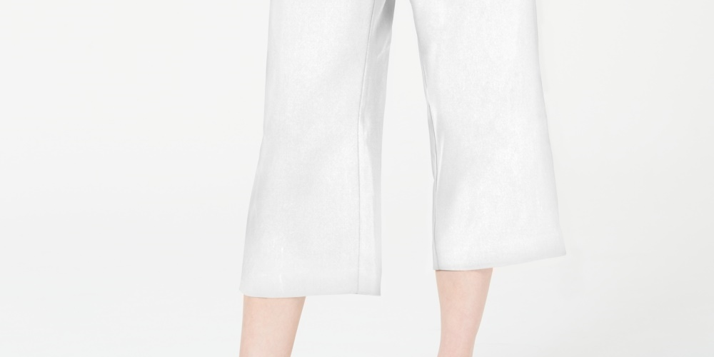 Alfani Women's Pull On Culottes White Size Petite Small