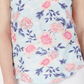 Style & Co Women's Printed V Neck T-Shirt White Size Petite Petite
