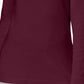 Karen Scott Women's Petite Long-Sleeve Mock-Neck Cotton Top Red Size X-Small