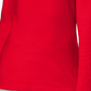 Karen Scott Women's Long Sleeve Mock Neck Cotton Top Red Size Petite Small
