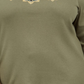 Karen Scott Women's Cotton Sequined Graphic Top Green Size 0X