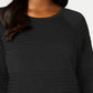 Karen Scott Women's Ribbed Cotton Pullover Sweater Black Size X-Small