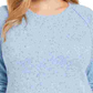 Karen Scott Women's Plus Size Confetti Sweater Blue Size 0X