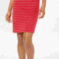 Maison Jules Women's Striped Ruffle-Sleeve Dress Red Size X-Small