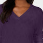 Karen Scott Women's Basket-Stitch Sweater Purple Size X-Small