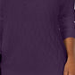 Karen Scott Women's Basket-Stitch Sweater Purple Size X-Small