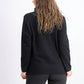 Karen Scott Women's Sport Cowl-Neck Top Black Size Small