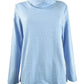 Karen Scott Women's Sport Cowl-Neck Top Navy Size X-Large