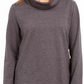 Karen Scott Women's Sport Cowl-Neck Top  Purple Size Small