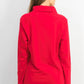 Karen Scott New Cowl Neck Long Sleeve Shirt Top Red Size X-Small