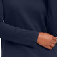 Karen Scott Women's Heather Long Sleeve Turtle Neck Blouse Top Blue Size Petite Small