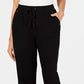 Karen Scott Women's Pull-On Drawstring Pants Black Size XX Large