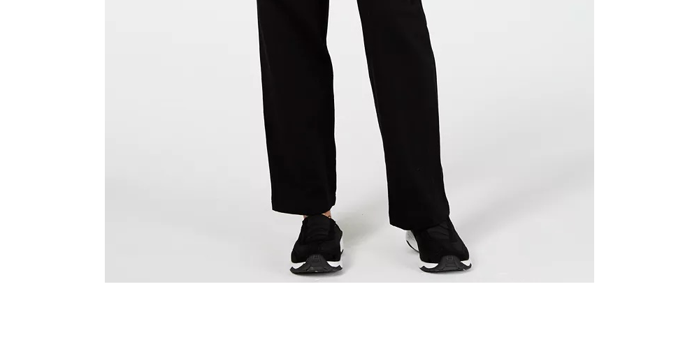 Karen Scott Women's Pull-On Drawstring Pants Black Size XX Large