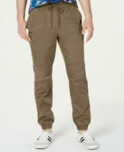American Rag Men's Articulated Jogger Pants Beige Size Medium