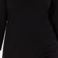 Karen Scott Women's Stud-Trim 3/4-Sleeve Top Black Size Small