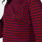 Karen Scott Women's Striped Top Red Size Petite Small