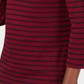 Karen Scott Women's Striped Top Red Size Petite Small
