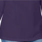 Karen Scott Women's Three Quarter Sleeve Top  Purple Size Small