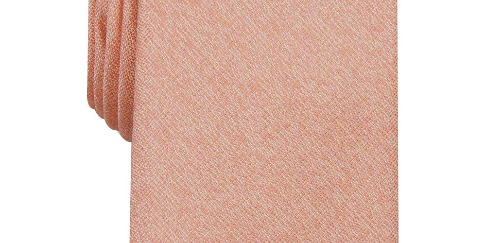 Bar III Men's Valley Solid Skinny Tie Orange Size Regular