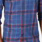 American Rag Men's Shirt Button Down Plaid Longsleeve Navy Size X-Large