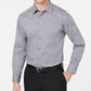 Alfani Men's Alfatech Classic/Regular Fit Performance Stretch Moisture-Wicking Wrinkle-Resistant Square Tile-Print Dress Shirt Gray Size 17X34-35