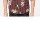 INC International Concepts Men's Plaid Floral Casual Shirt Red Size Small