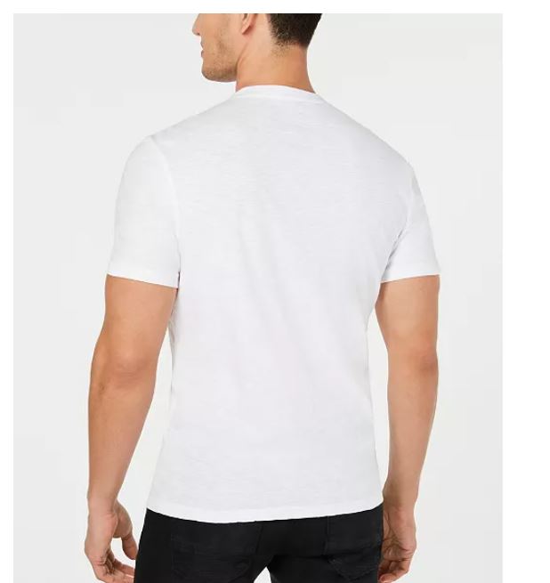 INC International Concepts Men's Rhinestone Snake T-Shirt White Size XXX-Large