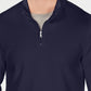 Alfani Men's Textured Quarter Zip Sweater Navy Size XX-Large