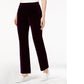 Karen Scott Women's Sport Velour Pants Purple Size X-Large