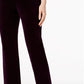 Karen Scott Women's Sport Velour Pants Purple Size X-Large