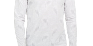 Alfani Men's Paisley Graphic Shirt Gray Size Small