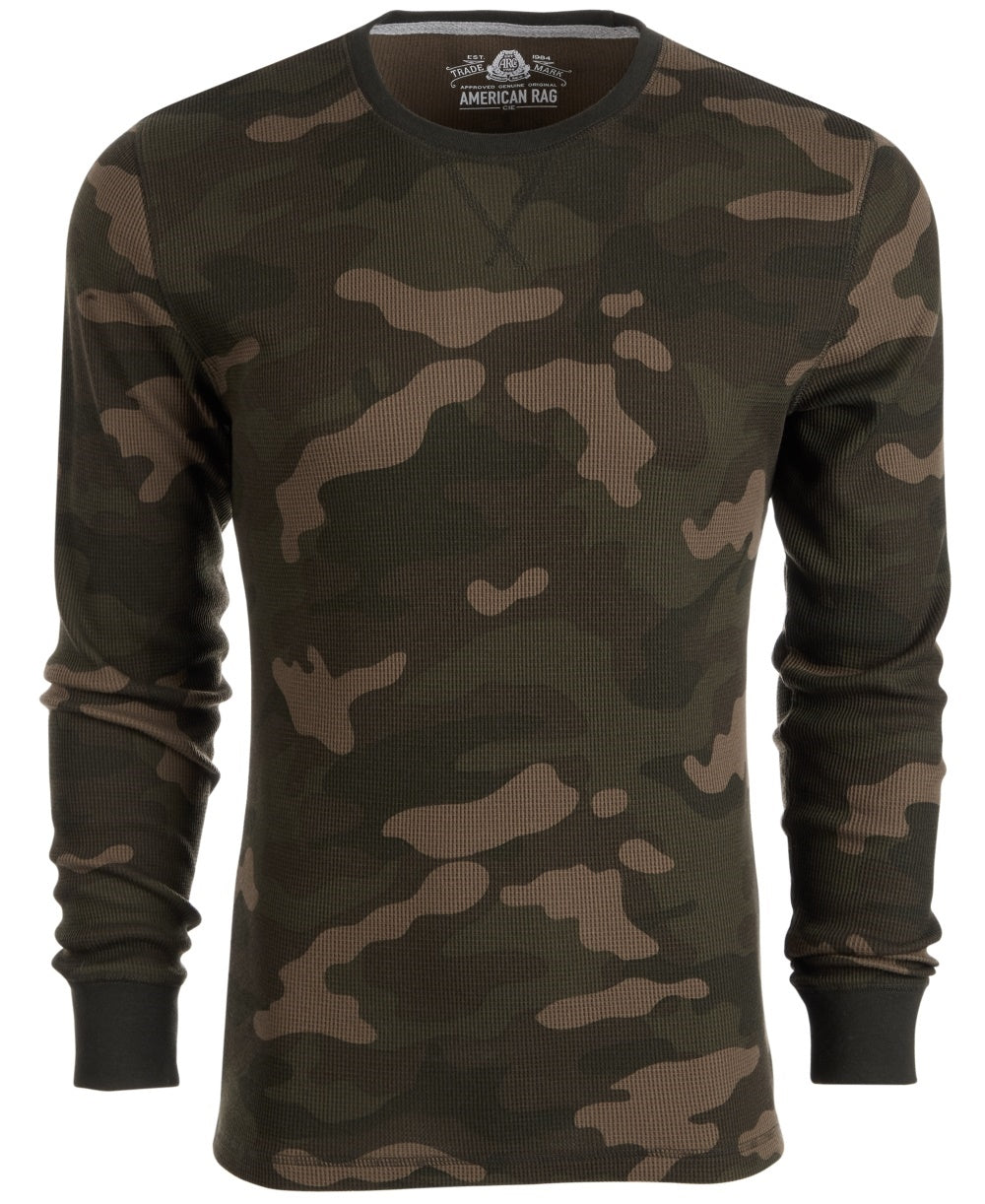 American Rag Men's Thermal Shirt Green Size Large