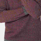 Tasso Elba Men's Merino Wool Blend V-Neck Herringbone Sweater Red Size Large
